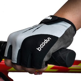 Eroilor Cycling Short Gloves Half Finger Bike MTB Gloves Summer Cycling Gloves for Women / Men - Grey - M