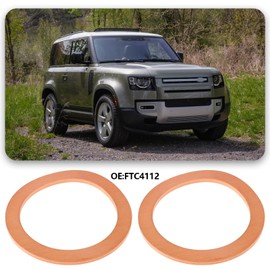 LT Easiyl 10pcs Transmission Drain Plug Washer FTC4112 24X32X1.5mm Copper Drain Plug Washer Compatible with Land Rover Defender Discovery RRC P38 LT77 R380