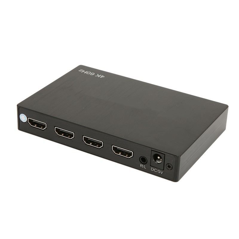 4K HD Multimedia Interface Switch Splitter 2 in 4 Out