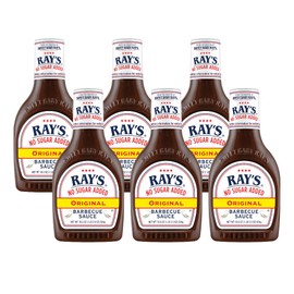 Sweet Baby Ray’s No Sugar Added Original Barbecue Sauce (18.5 Ounce, Pack of 6)