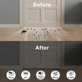 Trisiki Upgraded Strong Adhesive Foam Weather Stripping Door Seal Insulation Tape for Insulating Door,Window, Air Conditioner Noise-Reduction Self Adhesive Sealing Weatherstrip (1 in x 1/2 in x 10 Ft)