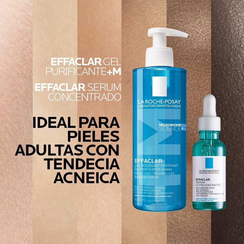 La Roche-Posay Kit Limpiador Effaclar Gel Purificante +M + Effaclar