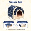 Umllpet Plush Cat House, Cat Cave Bed with Fluffy, Plush