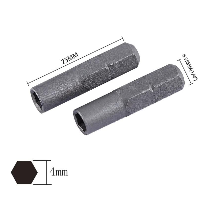 TorSor 3 Pack Screw Driver Bit Adapter Standard 6.35mm 1/4"