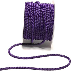 s.dekoda Cord 15 m x 4 mm Purple Twist Cord Decorative Cord