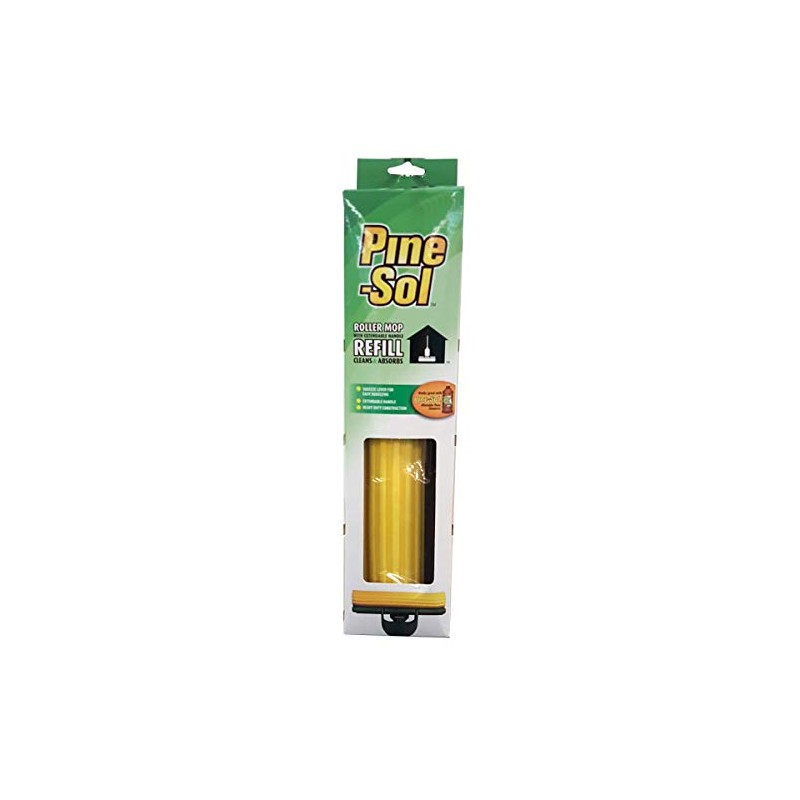 Pine-Sol Roller Mop Head Replacement – Refillable Foam Attachment -