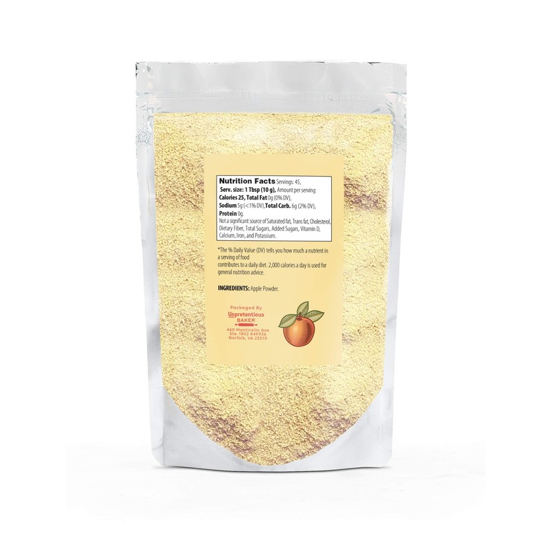 Apple Powder (1 lb) Made from Real Juice, For Baking,