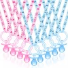 Coume 36 Piezas Baby Shower Chupetes Collar Acrílico Bebé Chupetes