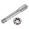 sourcing map 2pcs Tap and Die Set, 9/16-18 UNF Left