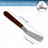 A2Z Scilab 6Pc Offset Angled Icing Spatula Pastry Frosting Filling