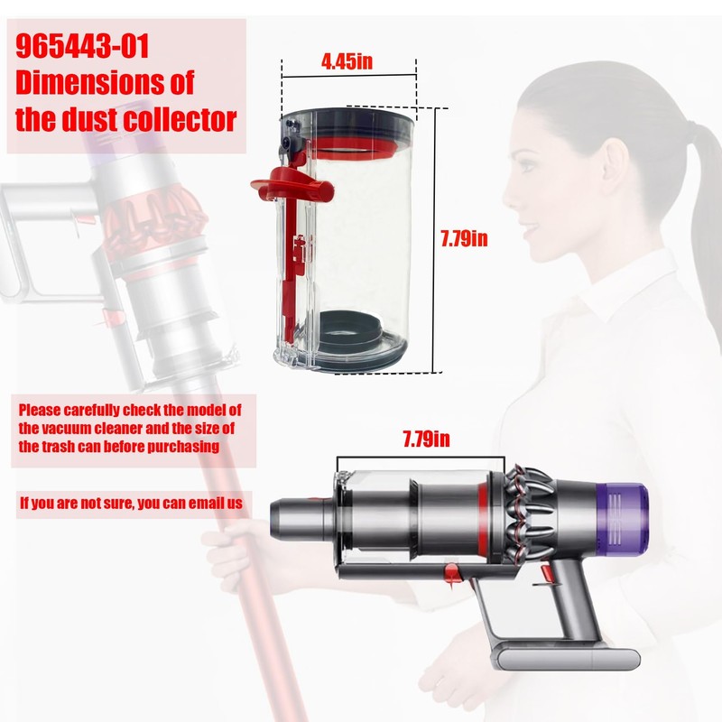 SW FUTURE Canister Replacement Compatible With Dyson V11 Torque Drive