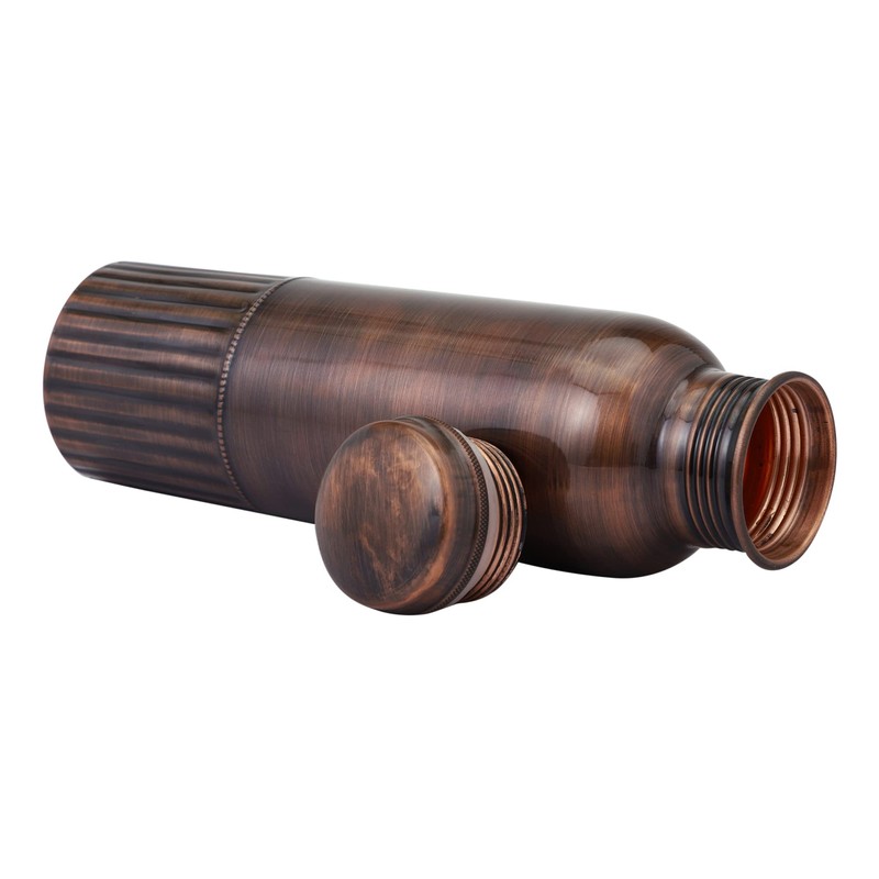 Pure Copper Bottle PREMIUM ANTIQUE Finish, 950 Ml (32.12 Fl