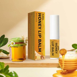 Bálsamo labial con miel, bálsamo labial con propóleos, bálsamo labial y mascarilla hidratante e hidratante durante la noche,12 horas de hidratación prolongada, regalo para mujeres,5g