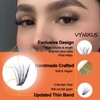 Lash Clusters VYNIXUS Eyelash Clusters Individual Lashes Mixed Tray Cluster
