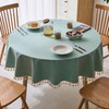 CIEEIN CIEHT Polyester Tablecloths Round Table cloth Tablecover Home Hotel
