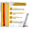 AdirPro 16-Foot Fiberglass Grade Rod – 8ths, 4-Section Telescoping Rectangular
