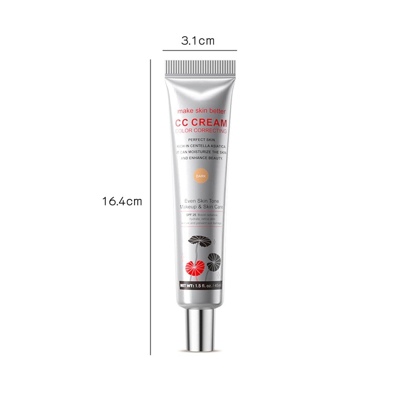 Pre-Make-up Concealer CC Cream Light Colour, Colour Correcting CC Cream,