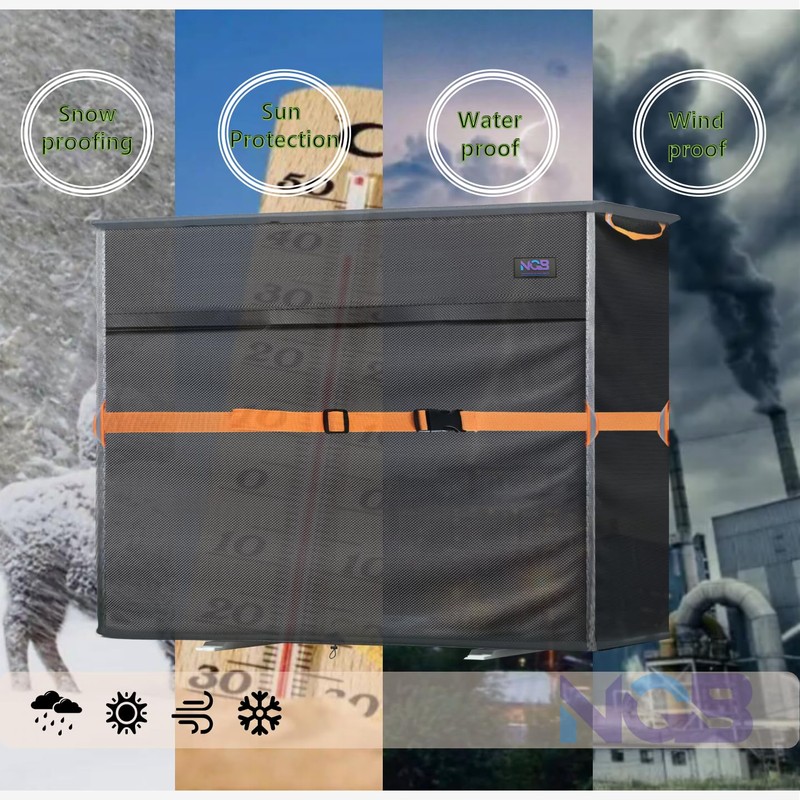 Mini Split Air Conditioner Cover for Outside Units,600D Waterproof Air