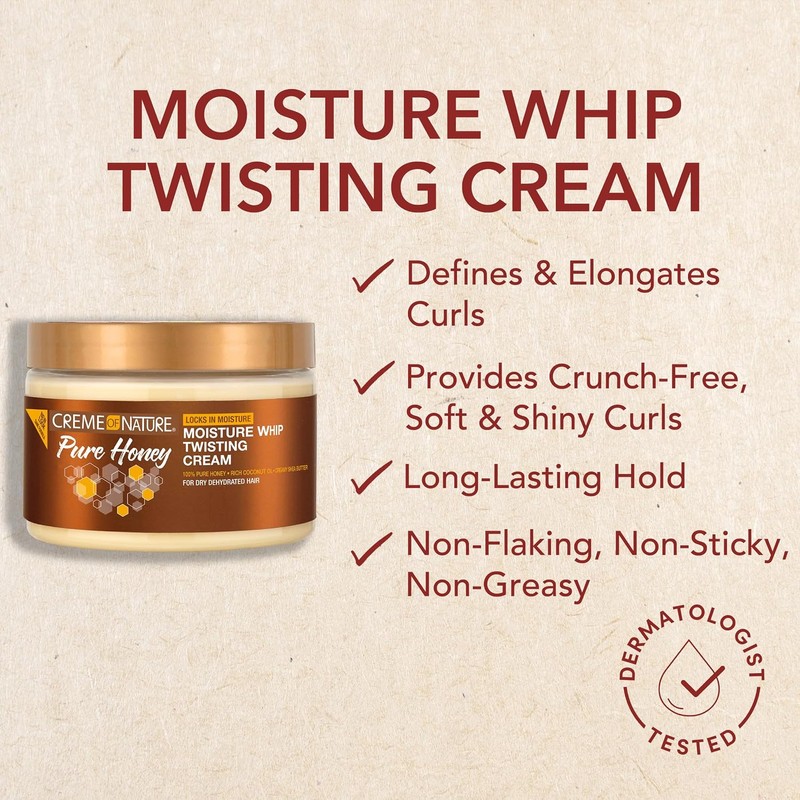 Crema para peinar Creme of Nature Pure Honey Twisting Cream