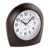 Atlanta 2508-20 Environmentally Friendly Alarm Clock without Ticking Wood Effect