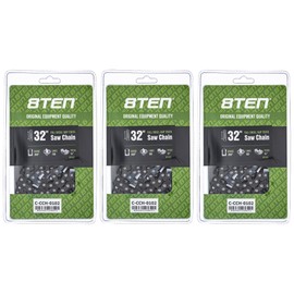 Full Chisel Skip Tooth Chainsaw Chain 32 Inch .050 3/8 105 DL For Husqvarna 372XP Echo CS-600P Jonsered 670 (3 Pack)