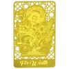 Fengshuibringluck Feng Shui Wealth Talisman Gold Amulet Card