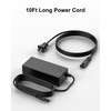 VHBW 63V Charger Compatible with Segway Ninebot Charger 4 Prong