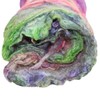 Premium A-Grade Mulberry Silk – Hand-Dyed Multicolor Fibers (100g) |