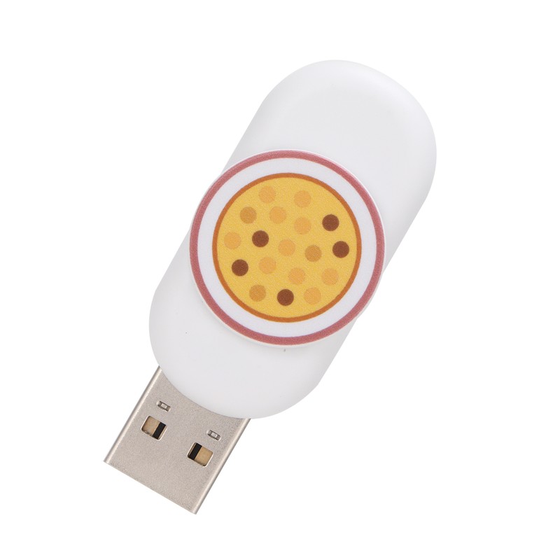 Cartoon U Disk Passion Fruit Appearance Knob Style Mini Portable