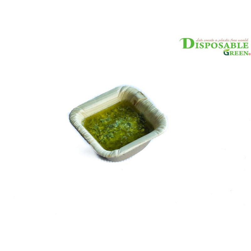 DISPOSABLE GREEN® | 6.5 x 6.5 CM SQUARE SMALL DIP