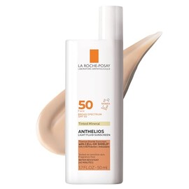 La Roche-Posay Anthelios Tinted Mineral Sunscreen Ultra-Light SPF 50, 1.7 Fl. Oz.