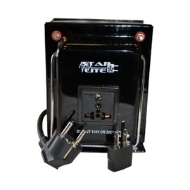 Starlite 200 Watt Step Up/Down Voltage Converter Transformer WTG-200, 5 Year Warranty, Fuse Protection - Two Way Transformer - 110 to 220 V or 220 to 110 V 110/120/220/240V