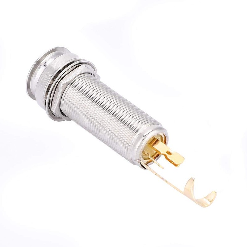 Endpin Jack, Guitar End Pin Jack Copper for Guitar Ukulele