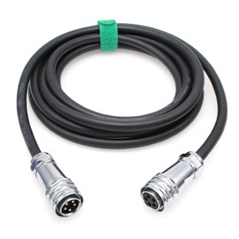 HangTon 5-Pin Cable for Aputure LS 600x Pro, 600d, 600d Pro LED Video Light Head and Controller Box Connector, Waterproof 5-Pin Male to Female 24.6 Inch