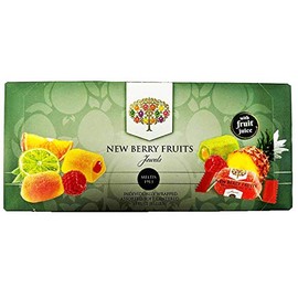 New Berry Fruits Jewels Assorted Fruit Jellies with Soft Center 300g Box