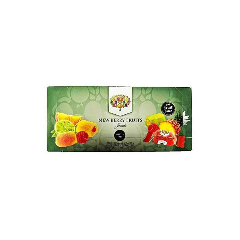 New Berry Fruits Jewels Assorted Fruit Jellies with Soft Center