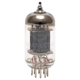 Mullard 12AX7/ECC83 /MP Bipolar Match 2 Pack Miniature/mT Double 3 Pole Tube