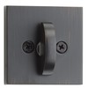 Kwikset Halifax Deadbolt Lock, Venetian Bronze Square Exterior Keyed Front