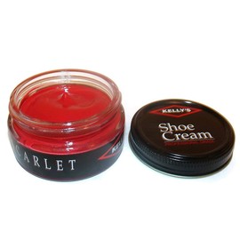 Kelly's Scarlet Shoe Polish 1.5 oz - Professional Leather Shoe Cream