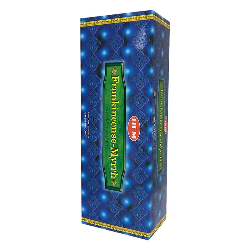 Frankincense and Myrrh Incense Sticks and Incense Stick Holder Bundle