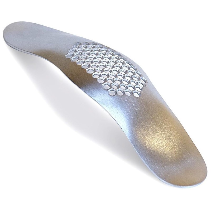 TRHDFW Garlic Rocker Crusher Mincer Press Dishwasher Safe, Stainless Steel