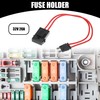Partuto 1 Pc Standard 32V 20A Universal Fuse Holder -