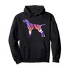 German Shorthair Pointer | Dog Cute Flower Silhouette Pullover Hoodie