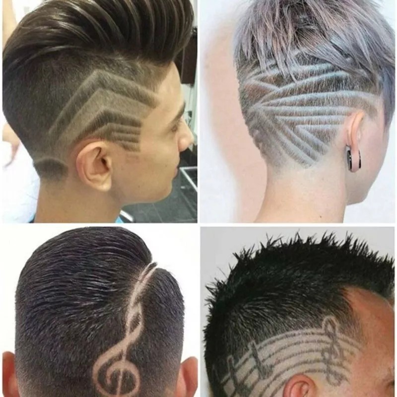 WholeShopping Pluma Rasuradora Corte Y Diseño Cabello Barba Cejas Grecas