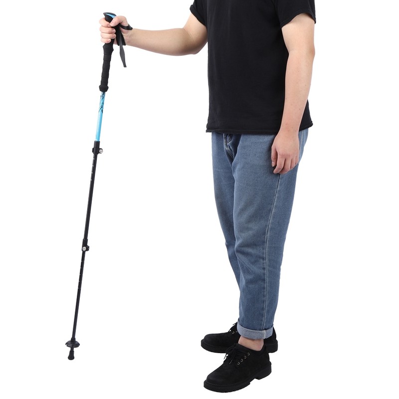 7075 Aluminium Alloy Outdoor Climbing Stretchable Trekking Pole Alpenstock Outside
