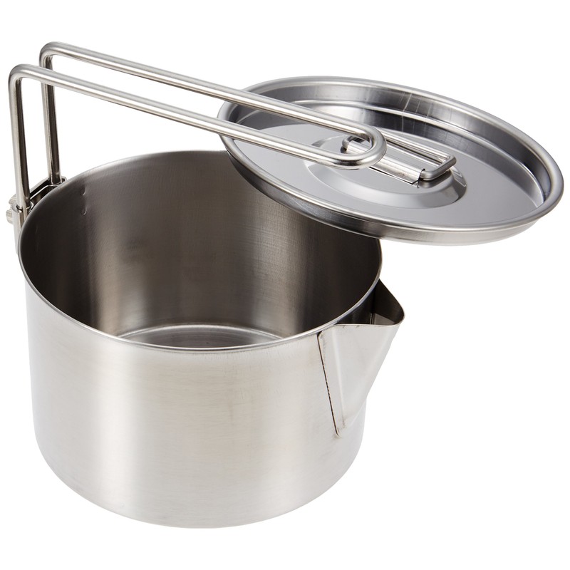 CAPTAIN STAG Camping Kettle Cooker Pot, 900ml M-7726