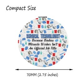 Chirurgischer Techniker, Geschenk für Studenten, Geschenk für chirurgische Techniker, Make-up-Spiegel für Sie (Surgical TechMirror)