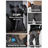 CQR Men's Flex Ripstop Tactical Pants, Water Resistant Stretch Cargo