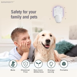 BANPESTT Refill Glue Boards for Flying Insect Trap Indoor Mosquito Trap-10pack