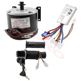 Unbranded 24V 250W Brush Electric Motor Controller Key Throttle ATV Quad Razor MX350 E300